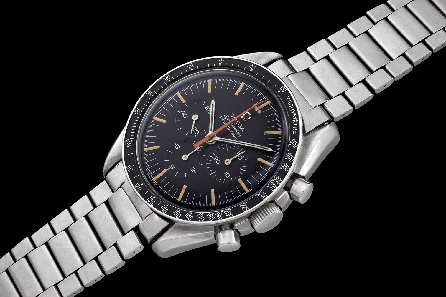 omega speedmaster red second hand