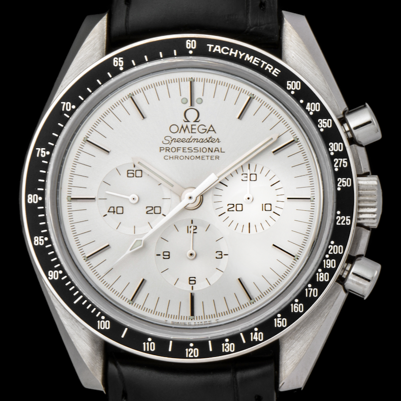 omega speedmaster apollo 11 25th anniversary white gold